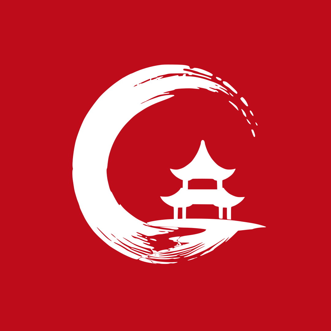 Çin Eğitim kırmızı sosyal medya profil görseli